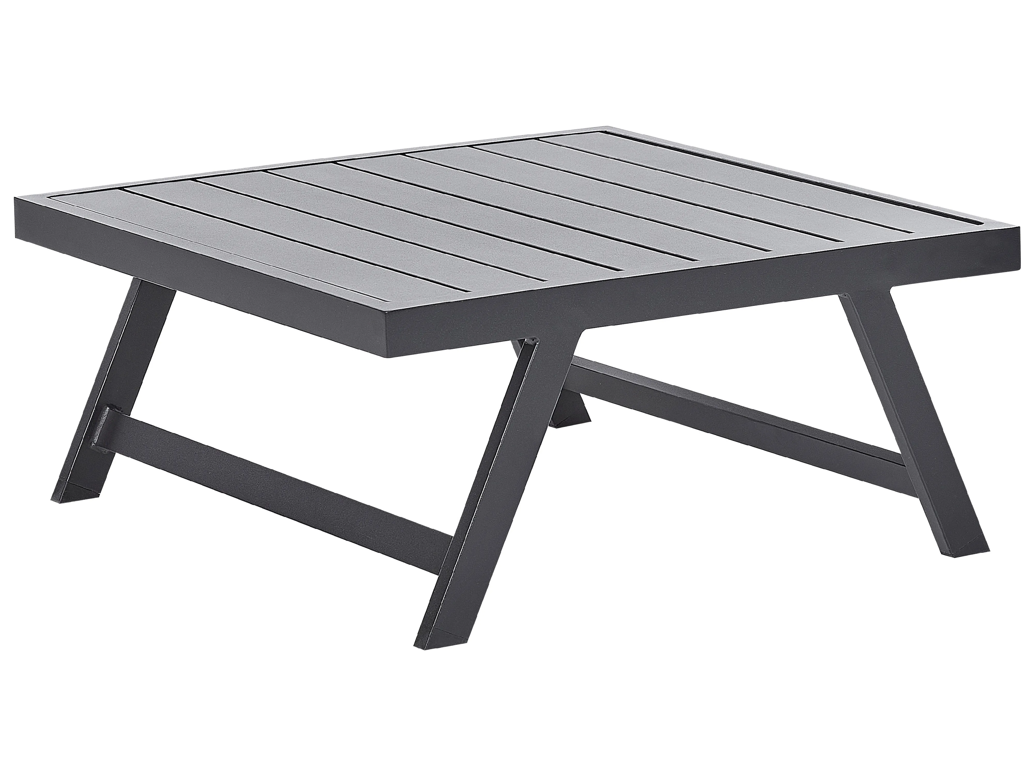 Tuin hoekloungeset met tafel 5-zits COCCORINO Metaal Grijs