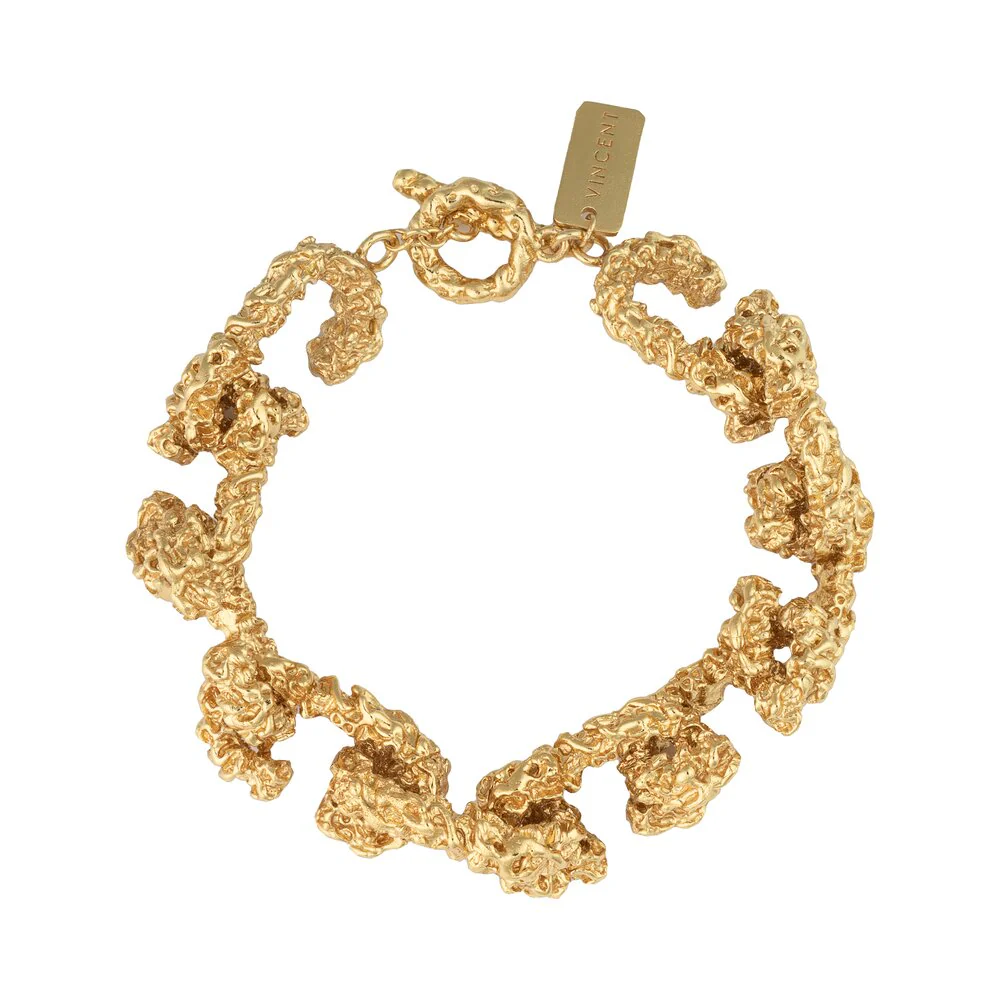 House of Vincent  Chain Of Riddle Gilded armbånd - forgyldt