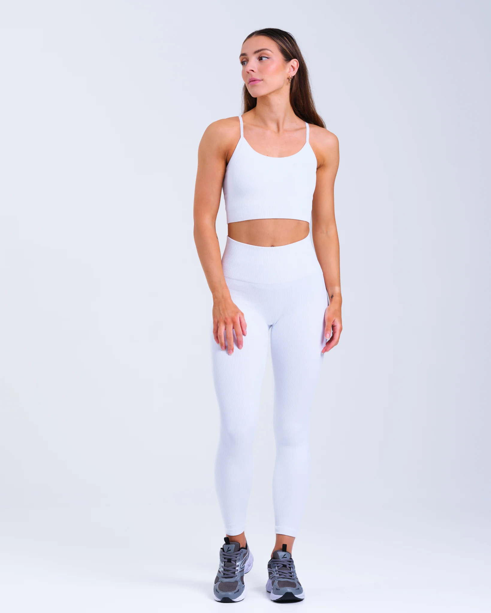 Bumpro Perfect Rib Tights White