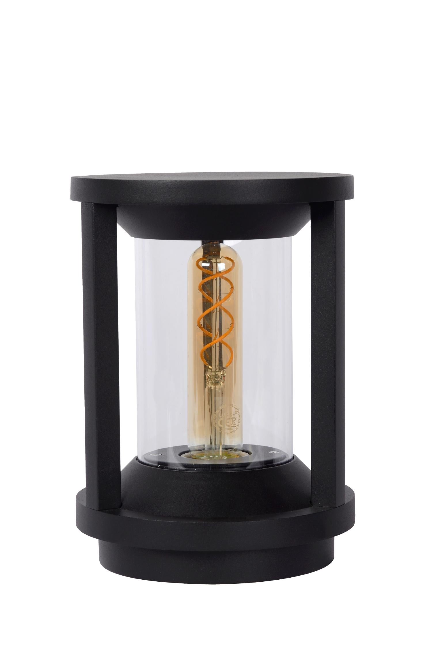 Cadix sokkellamp buiten IP65 small zwart