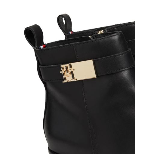 Tommy Hilfiger TH Logo Støvler, Black, 39