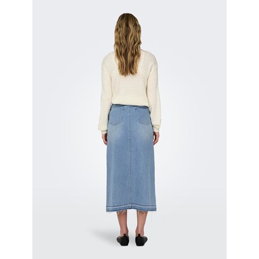 JDY Bella Denimnederdel, Light Blue Denim, M