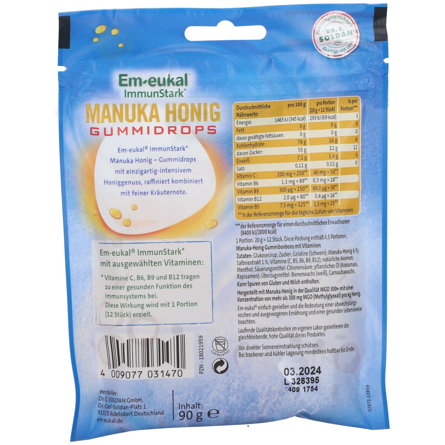 Em-eukal® ImmunStark Manuka Honig Gummidrops
