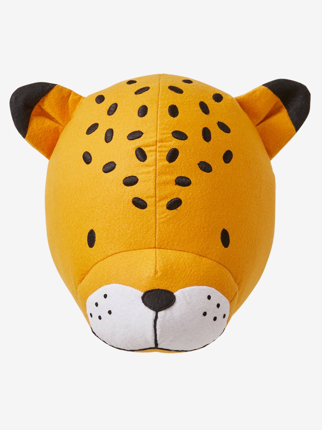 Decoração de parede Leopardo Amarelo Dourado