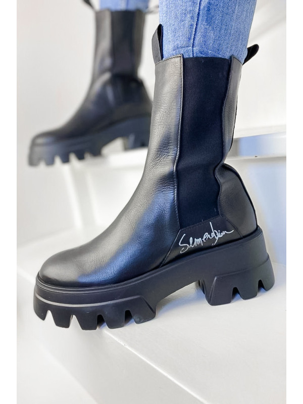 Bottines E441E5 GANGE NERO - Semerdjian