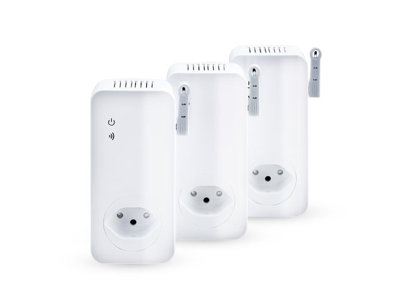 Elbro SMS-Butler-Mobil Set 1x Master, 2x Slave SMS-Steckdose, SMS-Zwischenstecker, Fernschaltungsmodul, Remotesteuerung, Fernschaltung