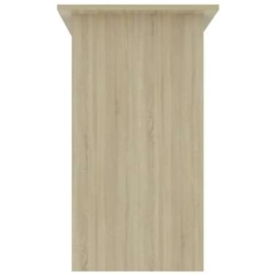 vidaXL - Bureau - Bruin - Bewerkt hout