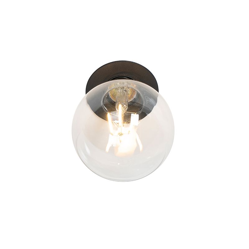 Moderne inbouwspot zwart rond - Insight