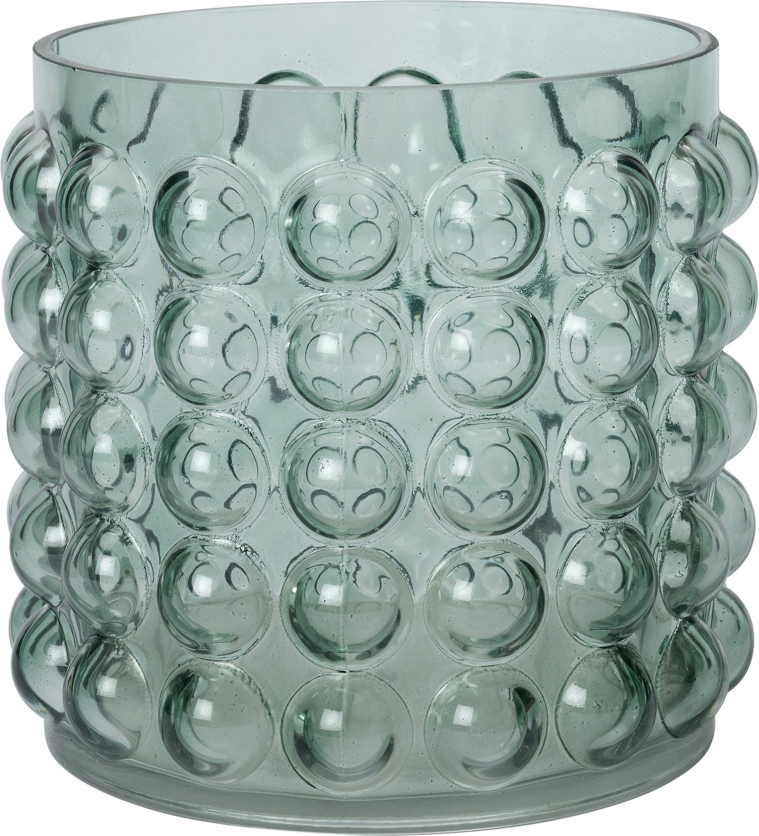 Intratuin vaas Bob groen D 16 H 27,5 cm