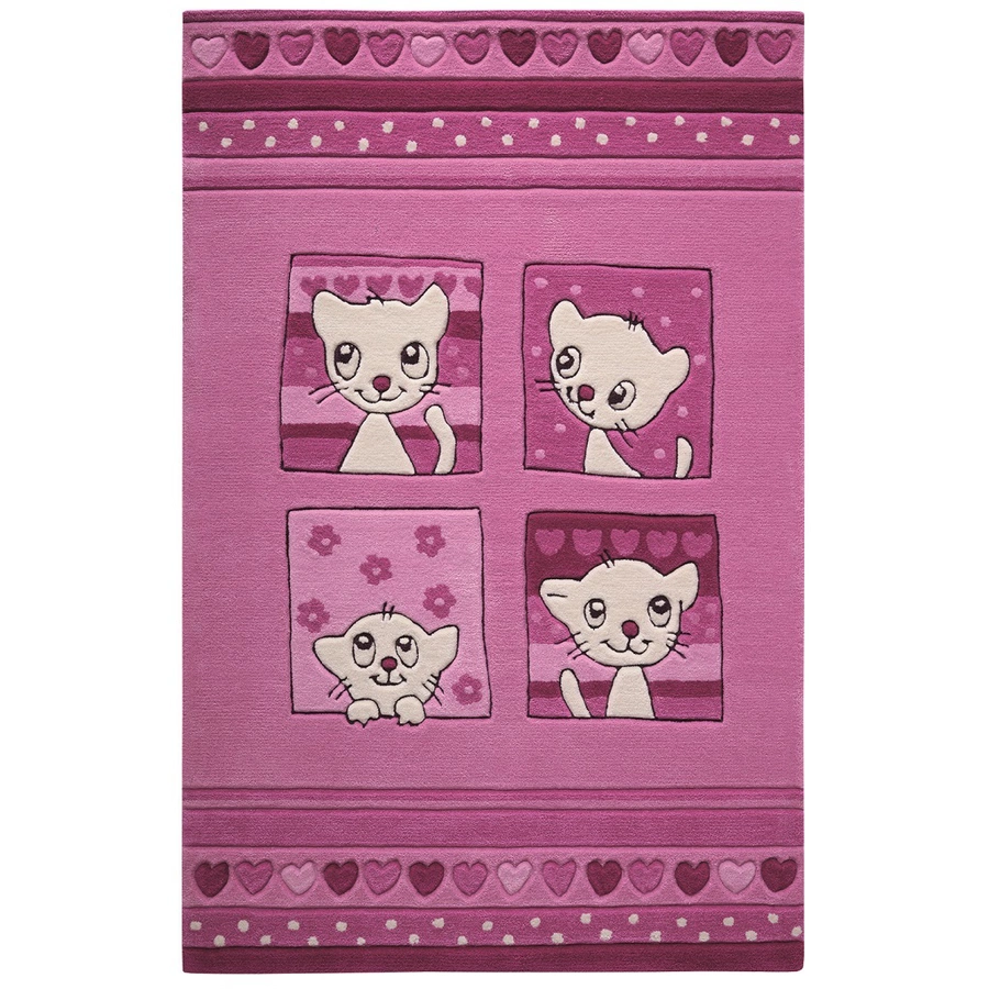 Smart Kids Kinderteppich Kitty Kat pink