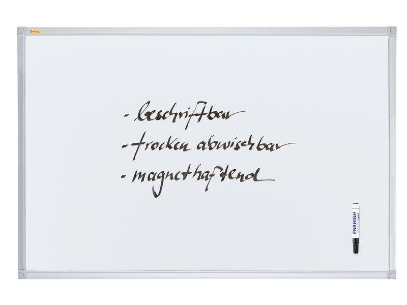 Franken Magnethaftendes Whiteboard X-tra!Line 90 cm x 120 c Lackierte Schreibtafel