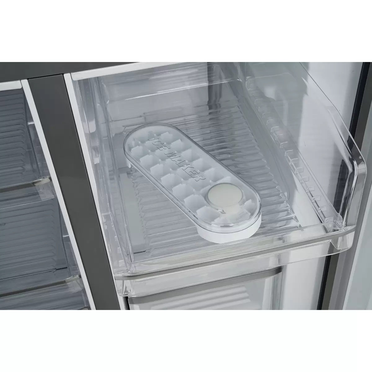 Kühl-/Gefrier-Kombination Food Center Silber