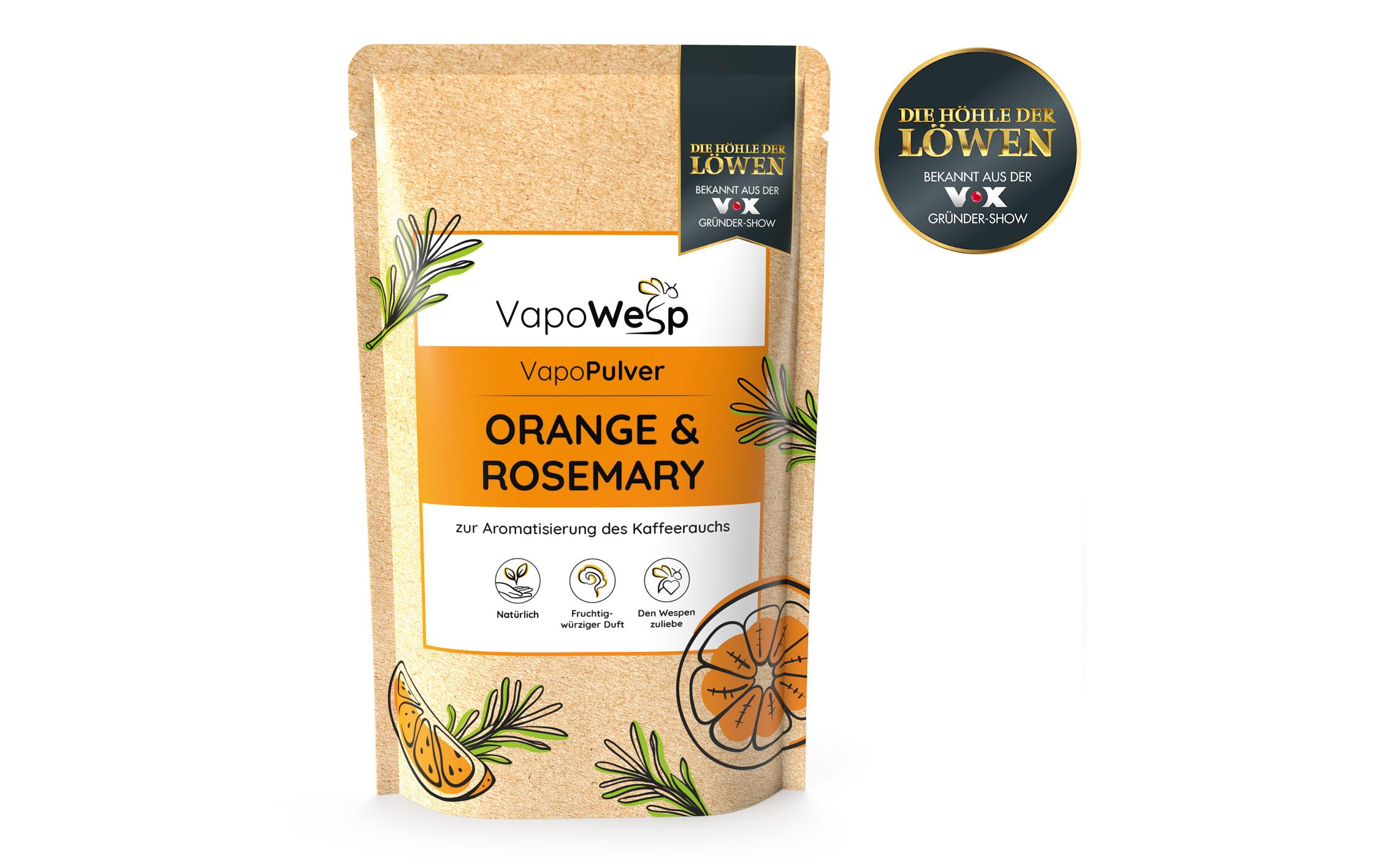 Ersatzkräuter Orange & Rosmarin, 100 gAromakräuter- Nachfüllpackung für die Räucherbox