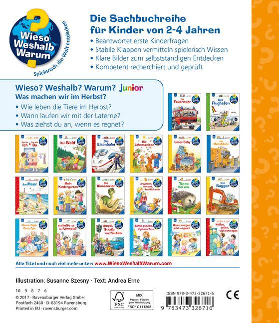 Was machen wir im Herbst? / Wieso? Weshalb? Warum? Junior Bd.61