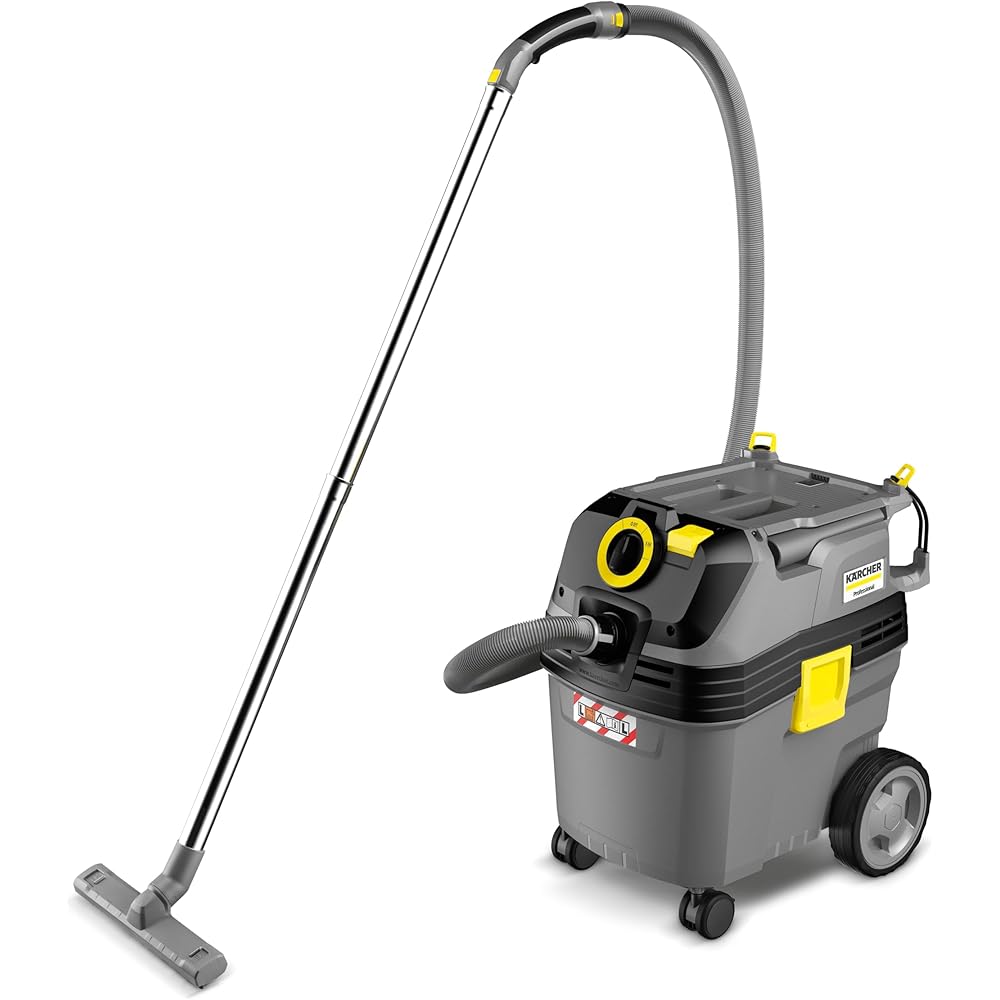 Kärcher COU72819 1.148-221.0, NT 30/1 AP L Aspirateur Eau et poussière, Compact et Haut de Gamme avec 1.380 W et Une cuve de 30 l, Gris, Staubklasse L, 1380 W, 30 liters, 70 décibeles : Cuisine et Maison