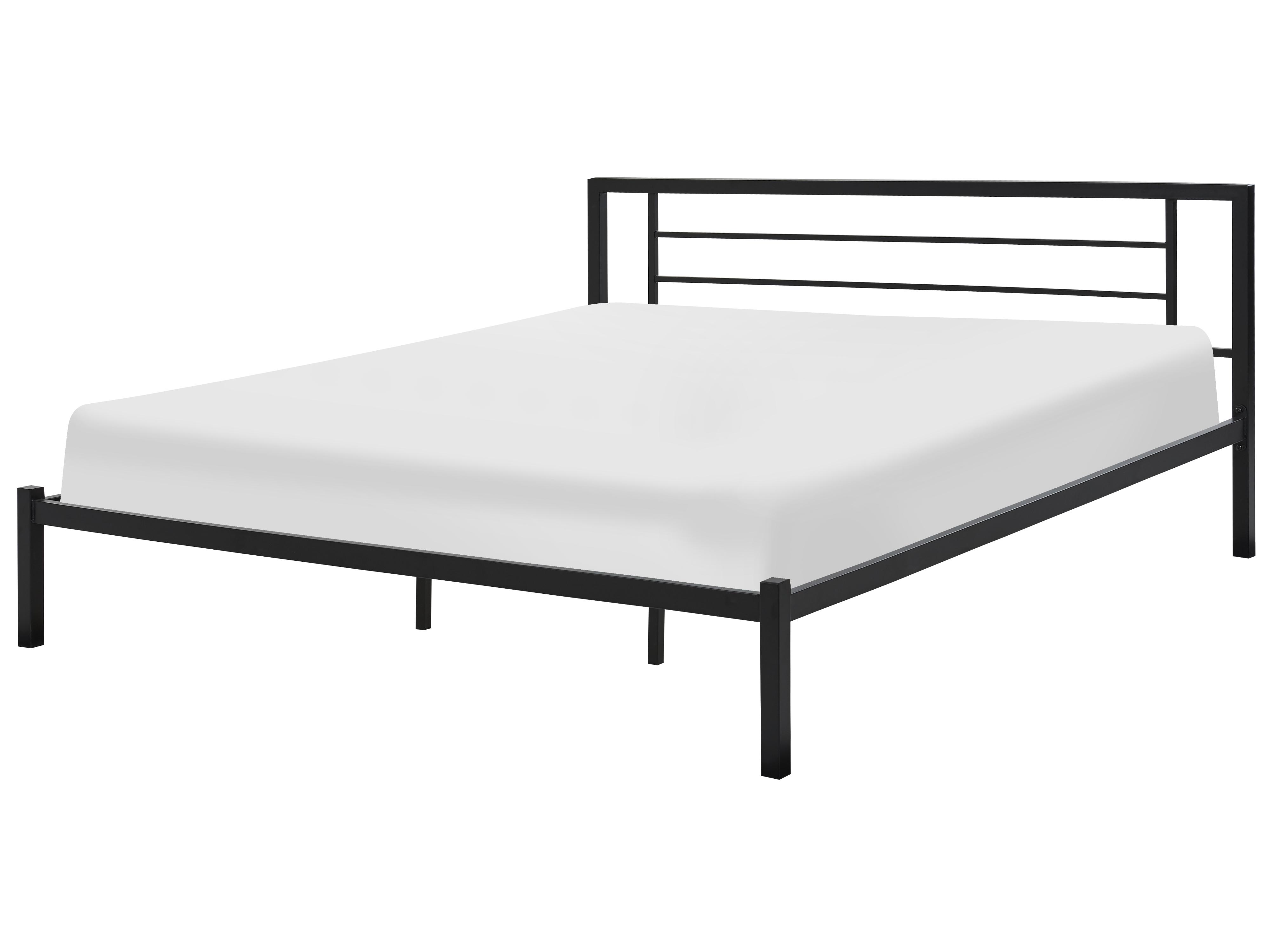 Bed Metaal CUSSET 180 x 200 cm Zwart