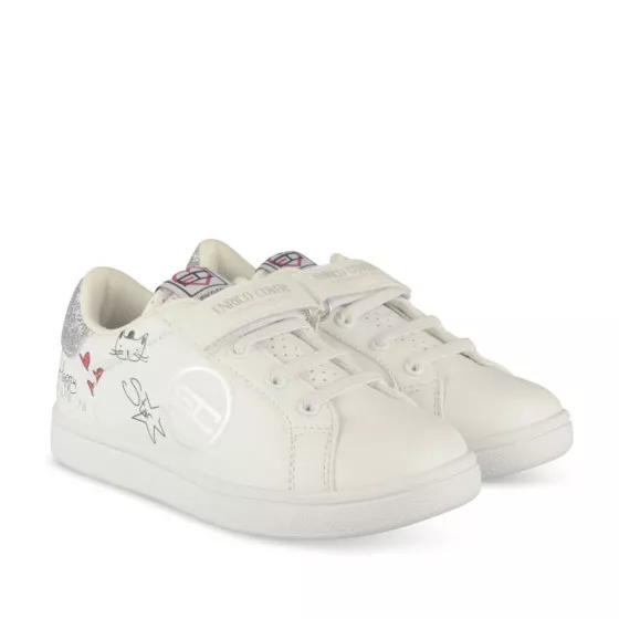 Baskets BLANC ENRICO COVERI