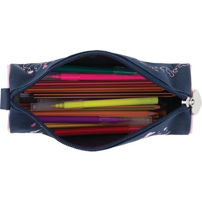 Trousse ronde Lola Espeleta - 1 compartiment - marine - Oberthur