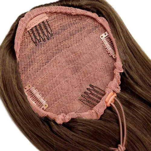 Sleek Full Body 22 Inch Ponytail Chestnut