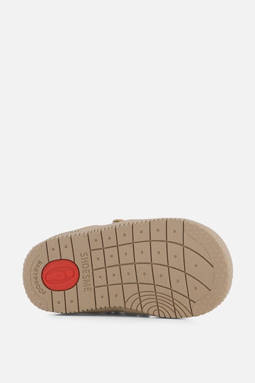 Shoesme Babyschoenen Veterboots beige Leer