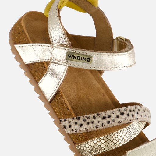 Vingino Vienna Sandalen goud Leer