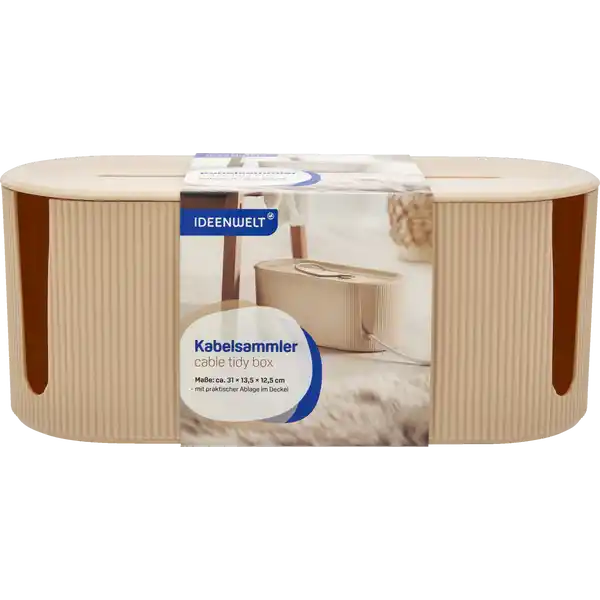 Kabelsammler beige