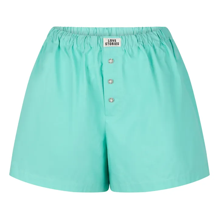 Love Stories Short de Pyjama James | Vert Menthe