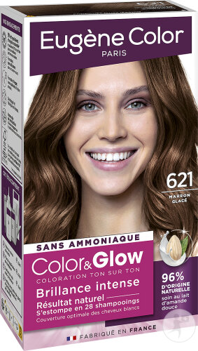 Eugène Color Color&Glow Coloration Ton Sur Ton N°621 Marron Glacé 1 Kit