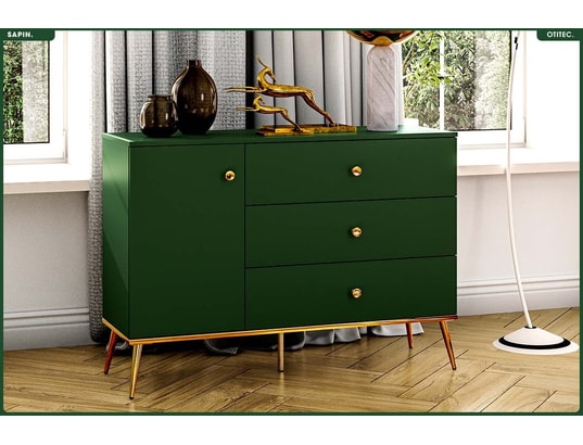 OTITEC - Commode - h.85 x l.120 x p.40 cm - sapin