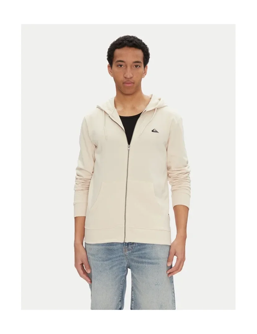 Men's Beige Zip Sports Jacket