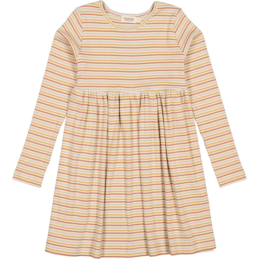 Køb MarMar Modal Rib Autumn Stripe Mix Denka Kjole