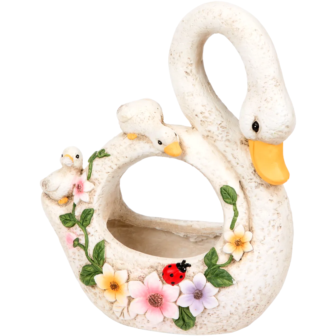Zwanen bloempot 36 x 18 x 43 cm