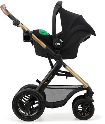 Kinderkraft MOOV 2 4-in-1 Air Duovogn, Pure Black