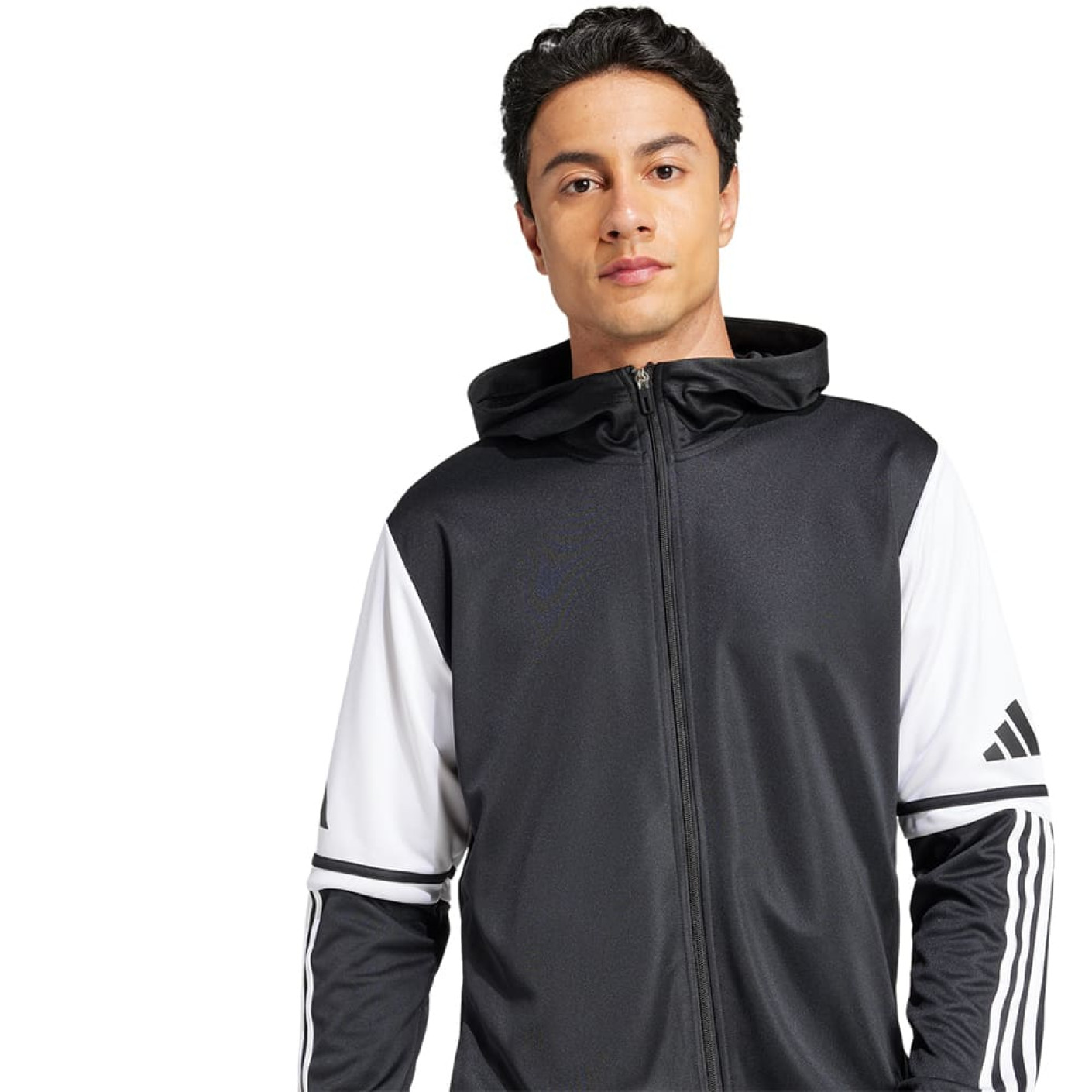 Adidas Squadra 25 Hooded Trainingsjack Zwart Wit