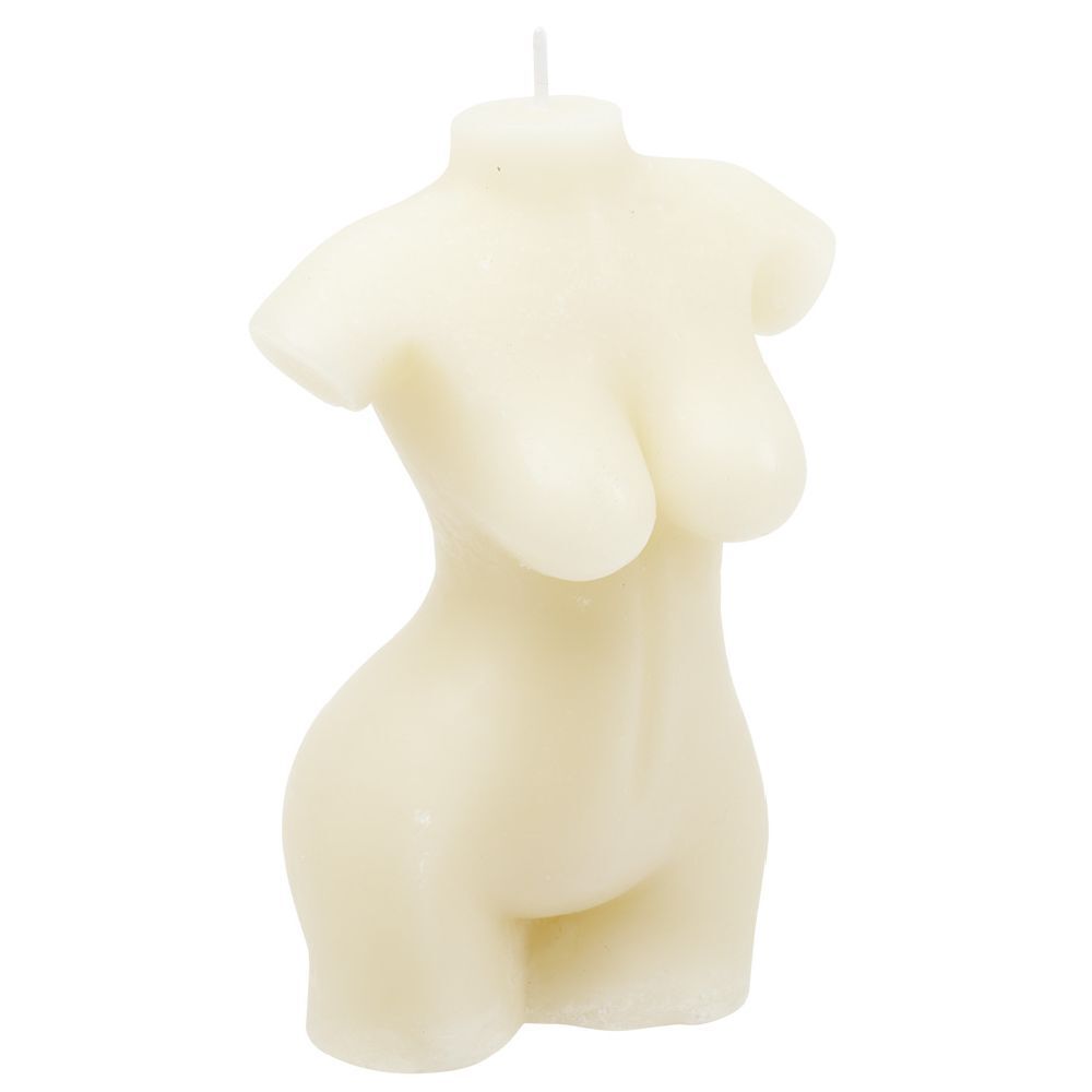 Bougie colorée silhouette de femme H15cm
