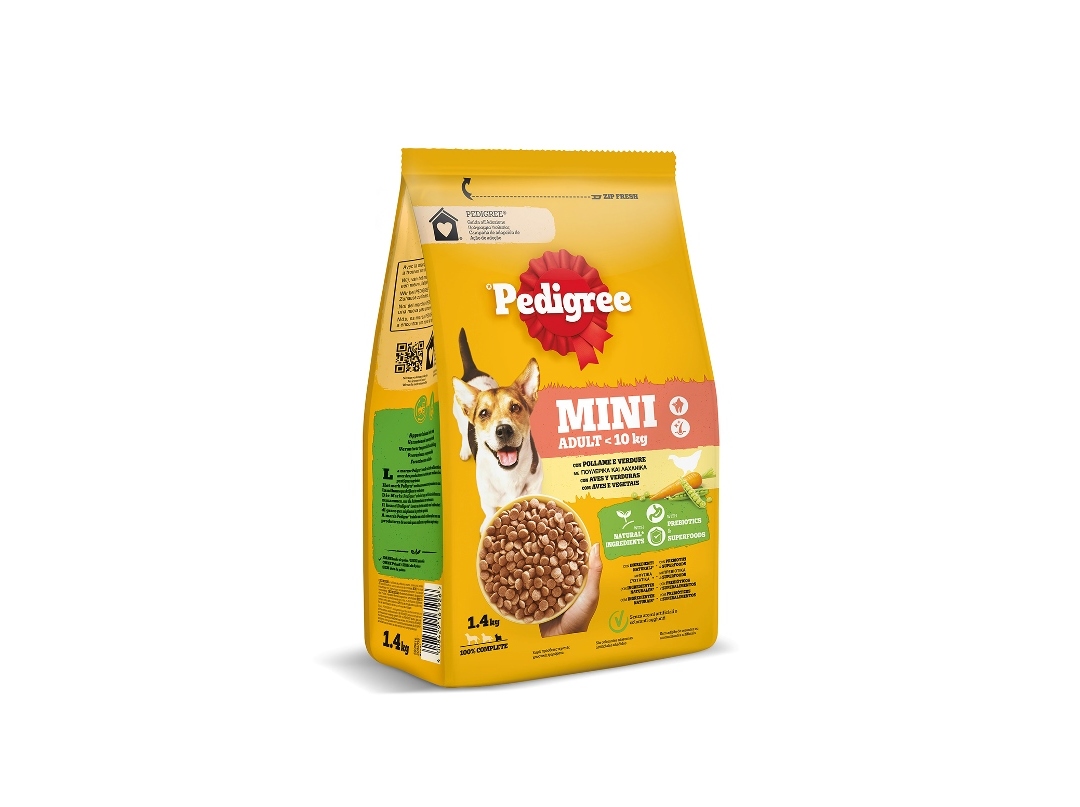 RAÇÃO PARA CÃO PEDIGREE MINI COM GALINHA E VEGETAIS 1.4KG