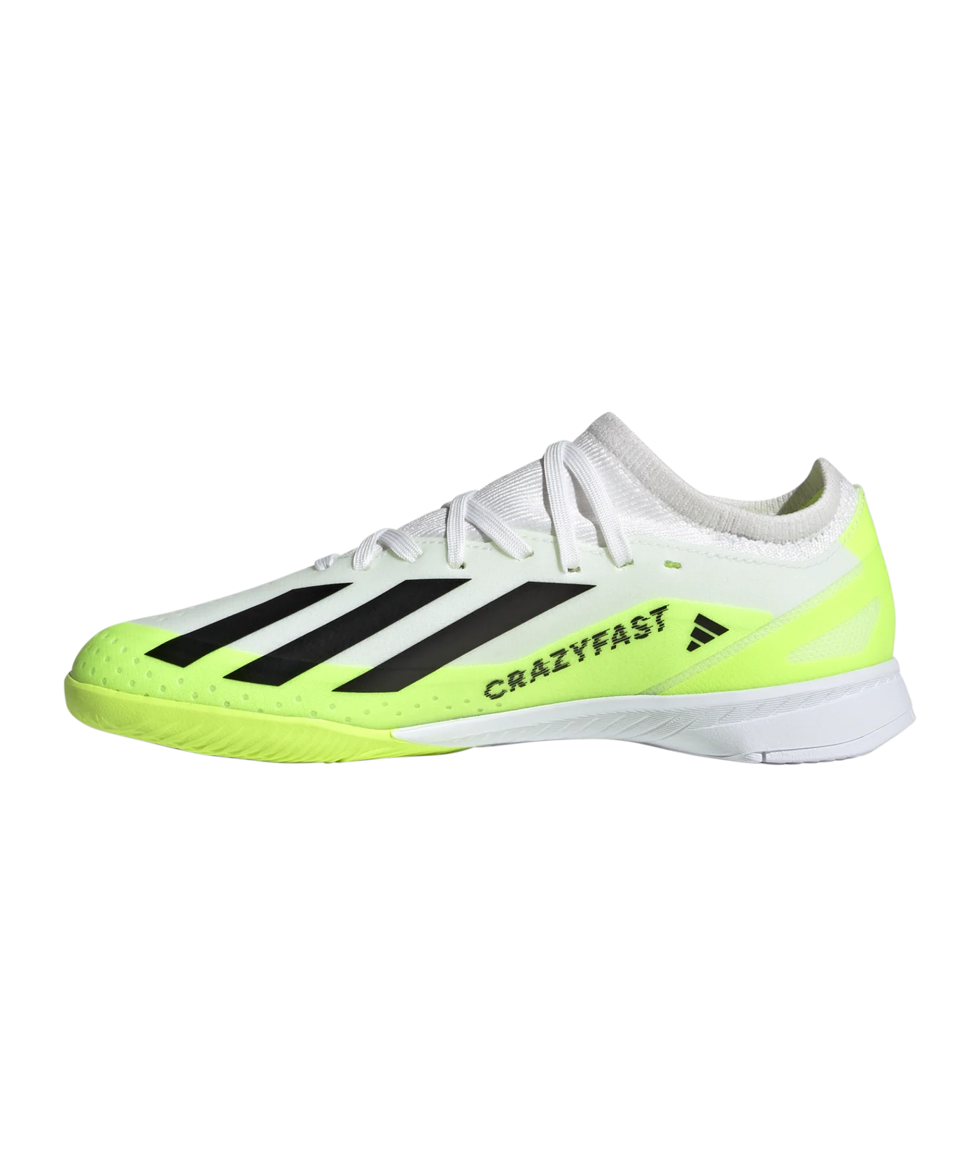 adidas X Crazyfast.3 IN Halle Crazyrush Kids Weiss Schwarz Gelb