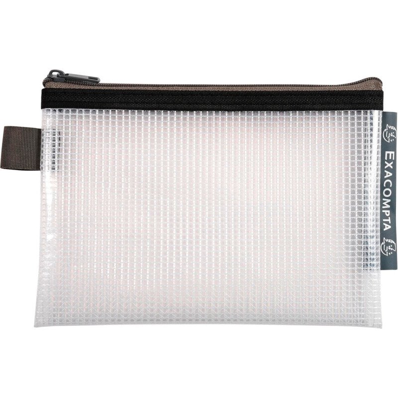 Pochette de rangement à fermeture éclair A6 Exacompta couleurs assorties