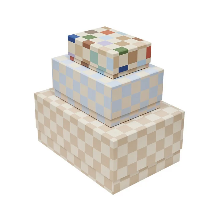 OYOY Mini - Mana Aufbewahrungsboxen, mehrfarbig (3er-Set)
