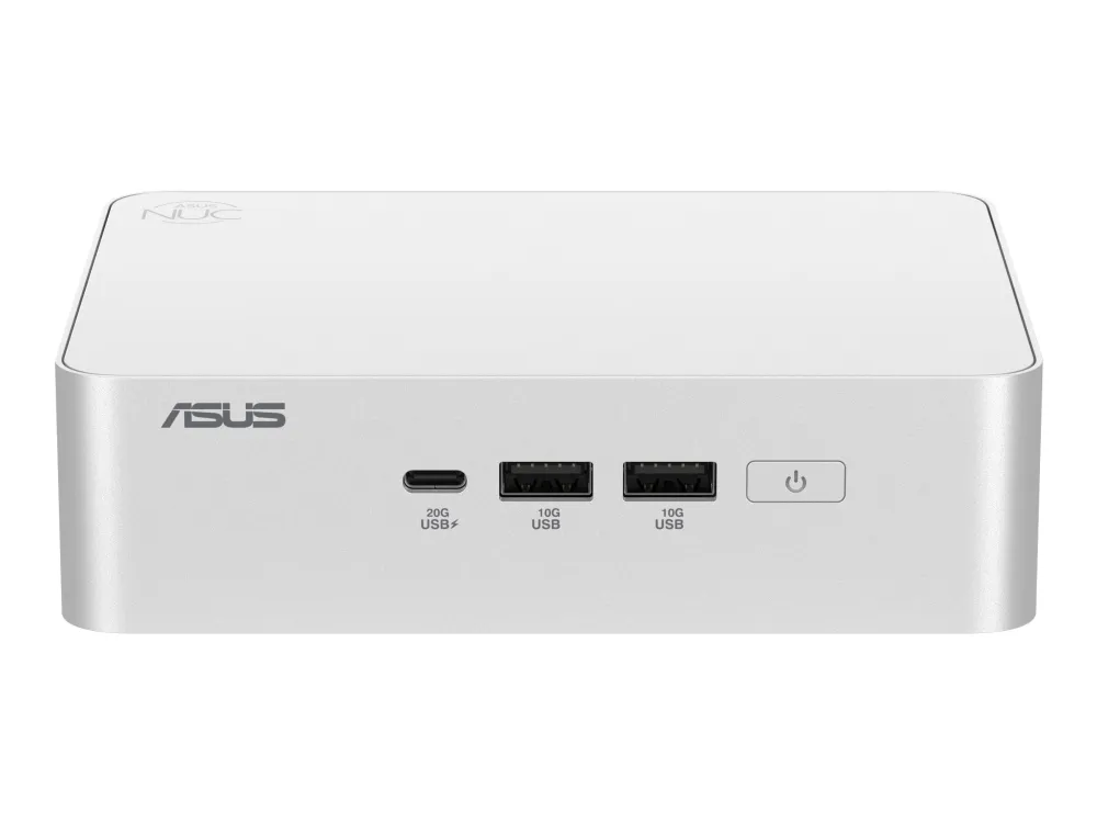 ASUS NUC 15 Pro  RNUC15CRSU700002 - Barebone - mini PC 1 x Core Ultra 7 255H / op til 5.1 GHz - RAM 0 GB - Arc Graphics 140T - IEEE 802.11ax (Wi-Fi 6), IEEE 802.11be (Wi-Fi 7), Bluetooth 5.4, 2.5 Gigabit Ethernet, Gigabit Ethernet - sølv