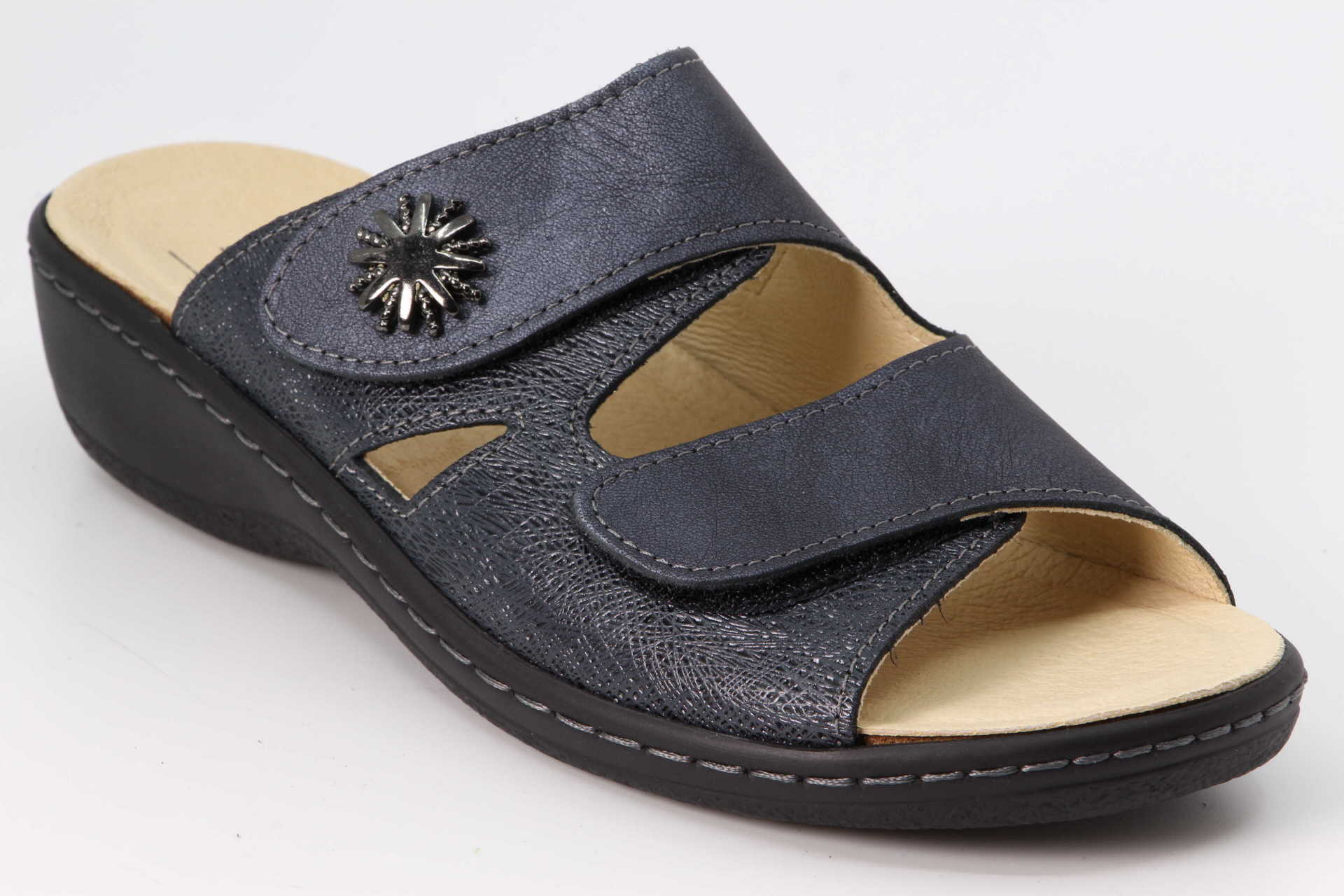 Belvida Pantolette dunkelblau