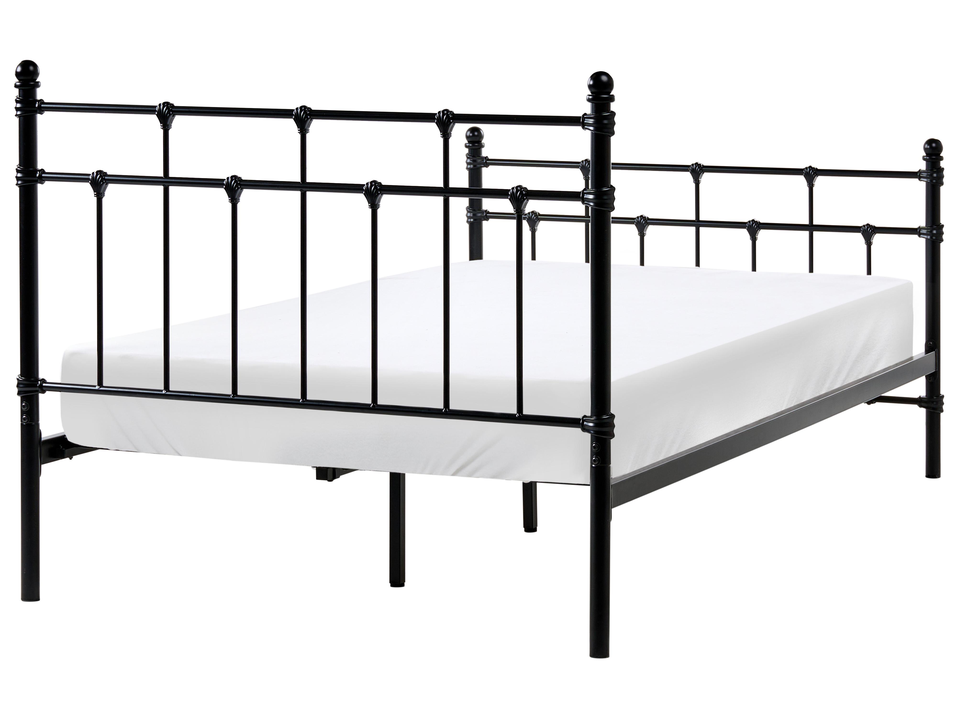 Bed Metaal LYNX 120 x 200 cm Zwart