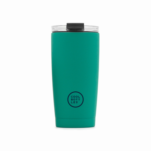 Caneca térmica Cool Bottles Vivid Quetzal em aço inoxidável