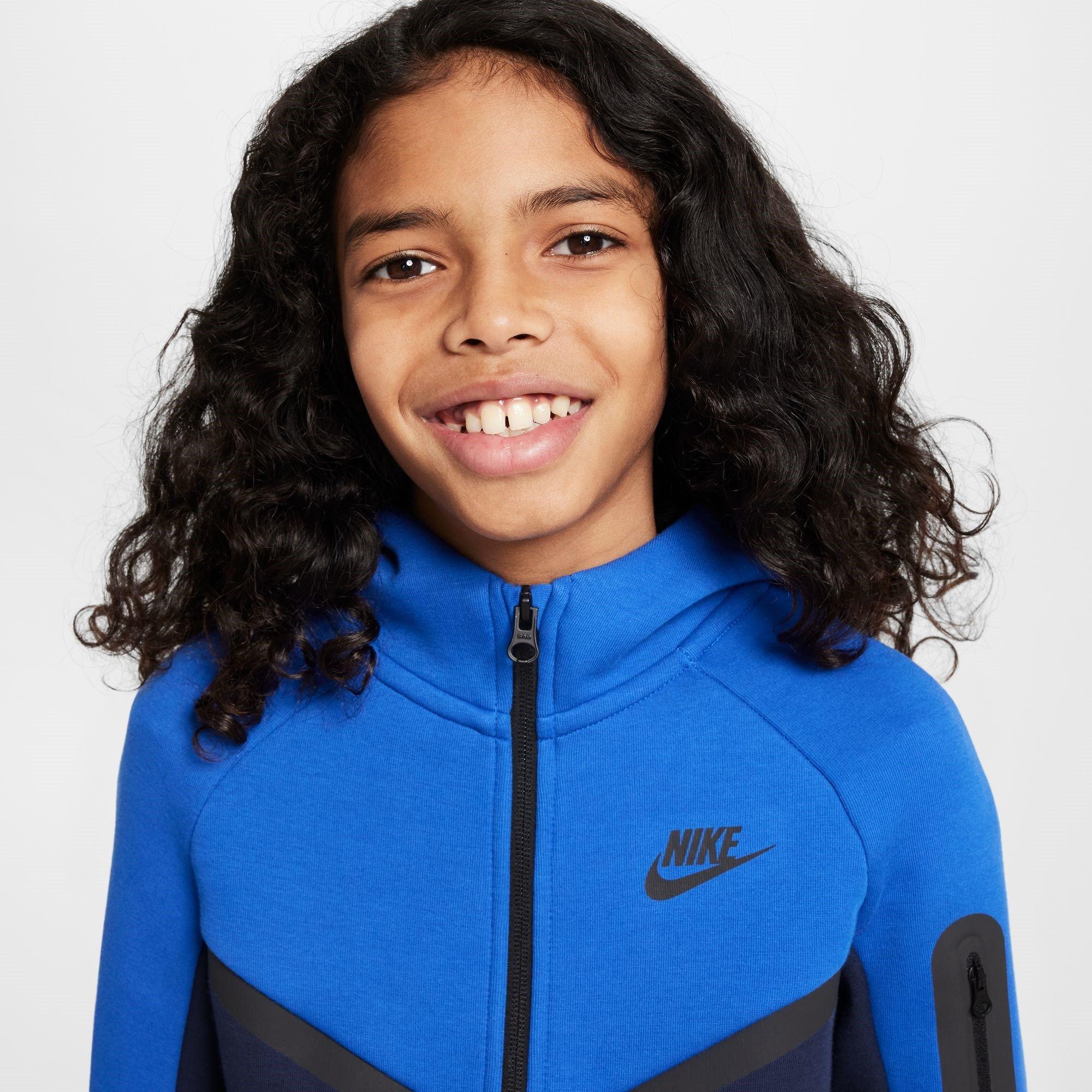 Nike Sportswear Tech Fleece Big Kids Full Zip Hoodie