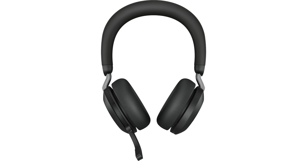 JabraEvolve2 75 on-ear headset  (Zwart, Link380c, Microsoft Teams)