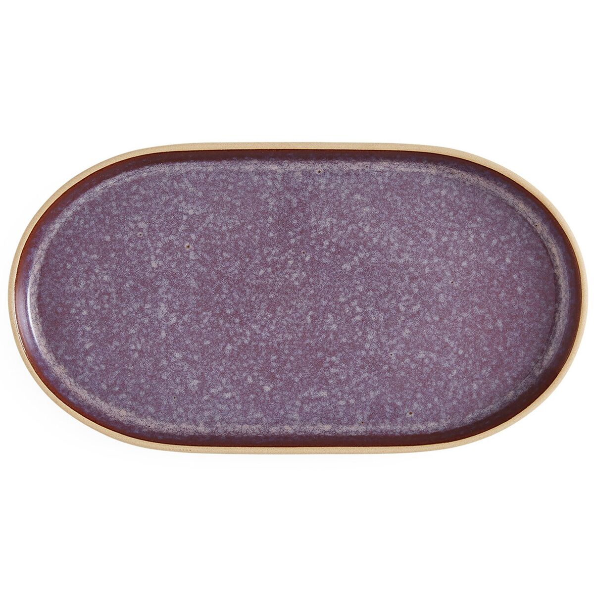 Minerals serveringsfat medium 30,5x16 cm, amethyst