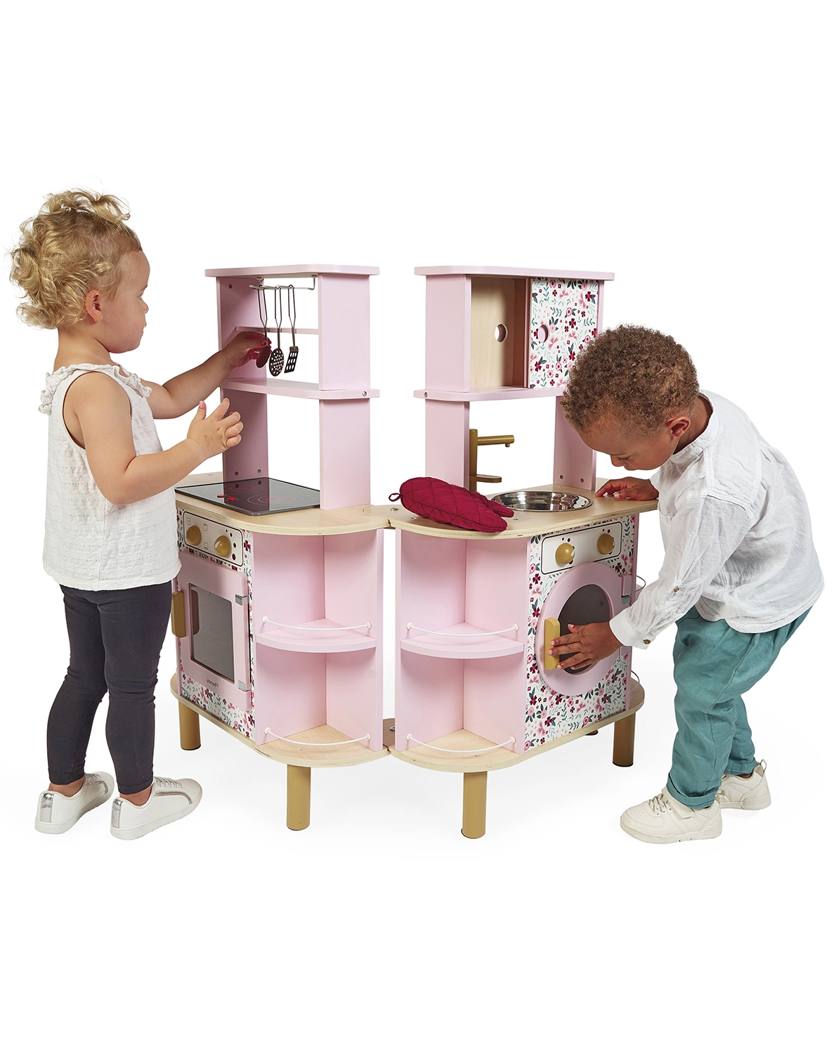 Spielküche TWIST aufklappbar aus Holz