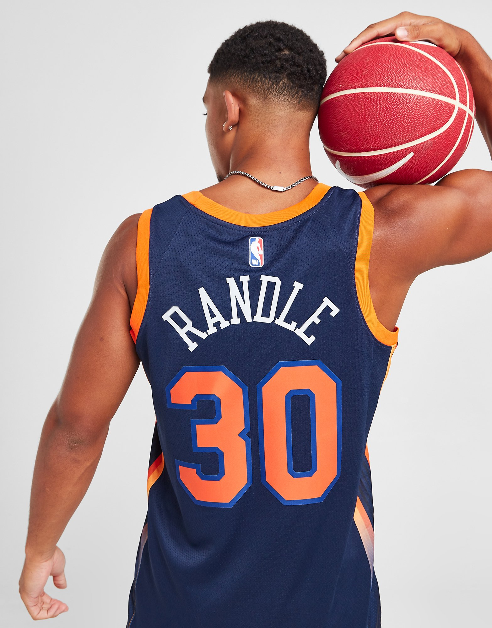 Jordan Maillot NBA New York Knicks Randle #30 Swingman Homme
