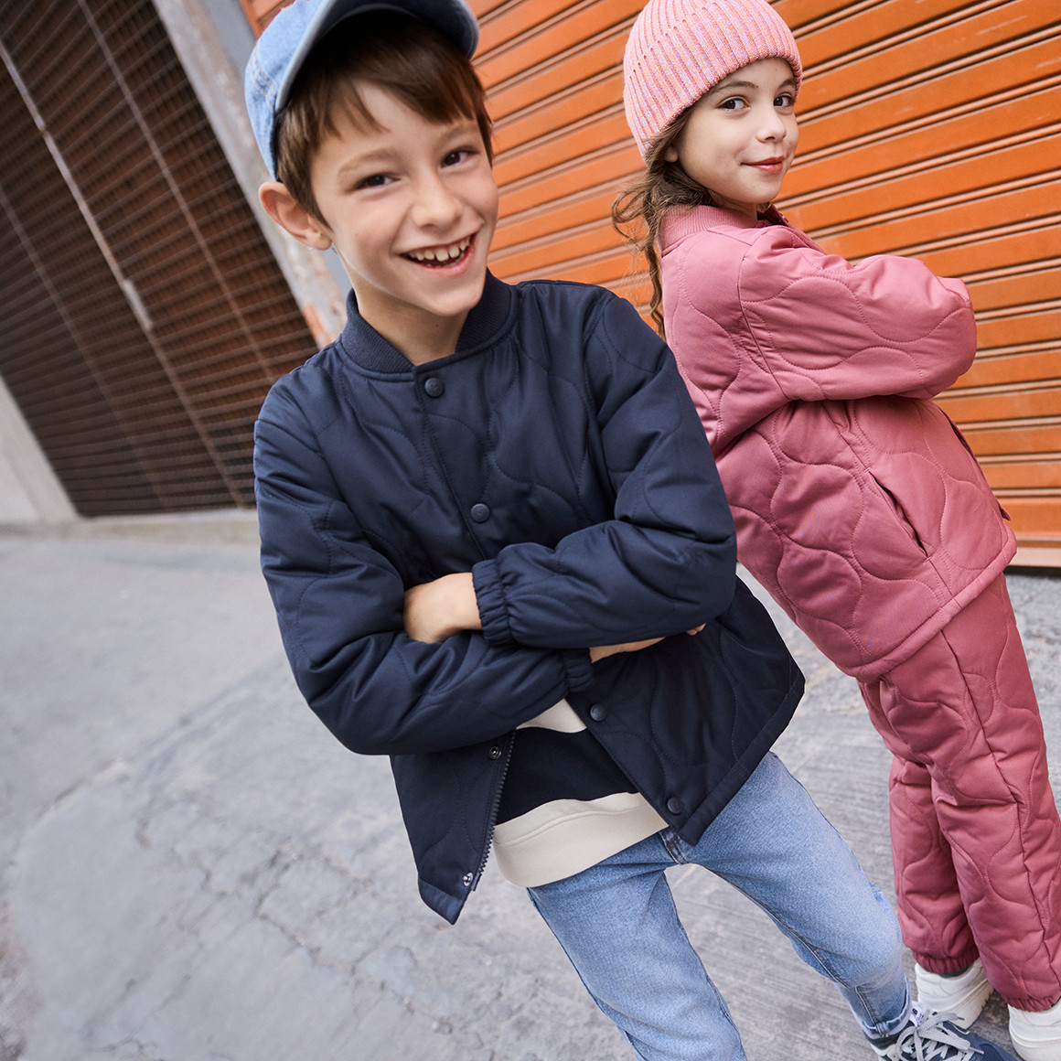 Jonas Nielsen Kinder Thermo-Jacke mit Steppung dunkelblau