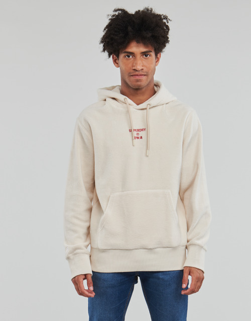 Superdry - CODE SL FLEECE HOOD - Pale Oatmeal